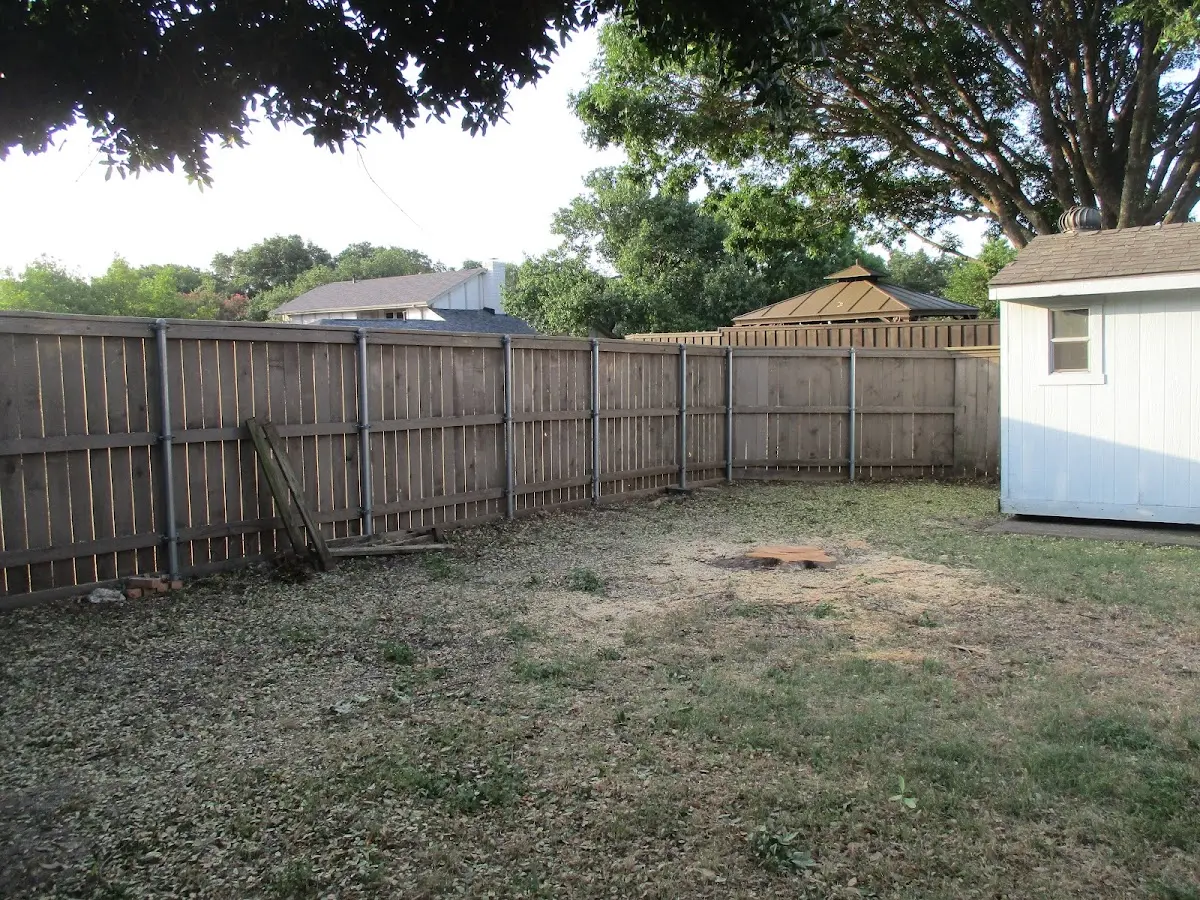 Cleared yard after professional tree removal in Mc Andrews